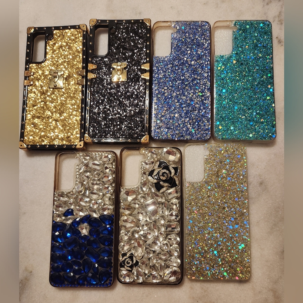 SAMSUNG GALAXY S21 PLUS RHINESTONE PHONES CASES-BRAND NEW-NWOT